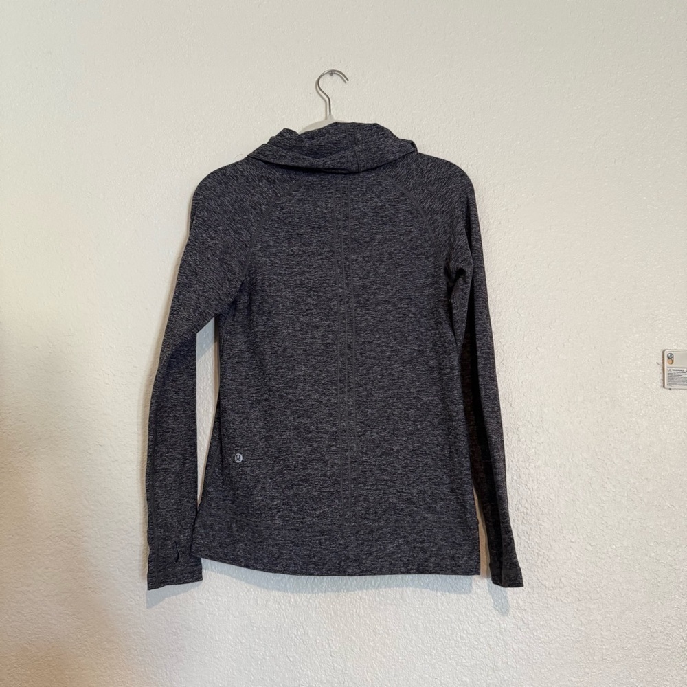 Lululemon Athletica Women's Make A Move Long Sleeve in Heathered Black - Picture 7 of 12